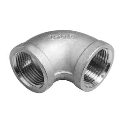 Elbow 90°, F/F, # 301, AISI 316, casted, sim. to DIN EN 10241:2000 (DIN 2987) Elbow 90°, F/F, # 301, AISI 316, casted, sim. to DIN EN 10241:2000 (DIN 2987)