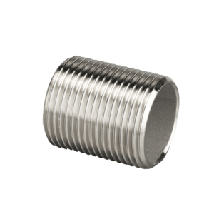 Rohrnippel, # 309, 1.4571, ähnl. EN 10241:2000 (DIN 2982), aus geschweißtem Rohr gefertigt, Withworth-Rohrgewinde zyl. nach DIN / ISO 228-G Rohrnippel, # 309, 1.4571, ähnl. EN 10241:2000 (DIN 2982), aus geschweißtem Rohr gefertigt, Withworth-Rohrgewinde zyl. nach DIN / ISO 228-G