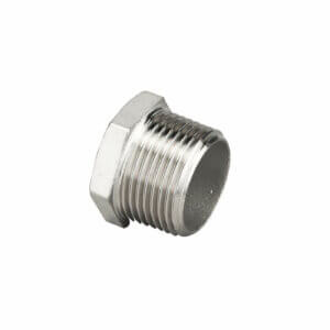 Hexagon Plug, conical male thread, # 330, AISI 316, casted, sim. to DIN EN 10241:2000 (DIN 2991), 6/8/10/12 edge - depends on dimension Hexagon Plug, conical male thread, # 330, AISI 316, casted, sim. to DIN EN 10241:2000 (DIN 2991), 6/8/10/12 edge - depends on dimension