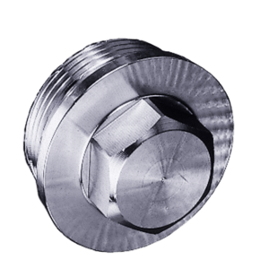 Hexagon Head Sealing Plug with collar, DIN 910, cylindrical male thread (G), #331, AISI 316 Hexagon Head Sealing Plug with collar, DIN 910, cylindrical male thread (G), #331, AISI 316